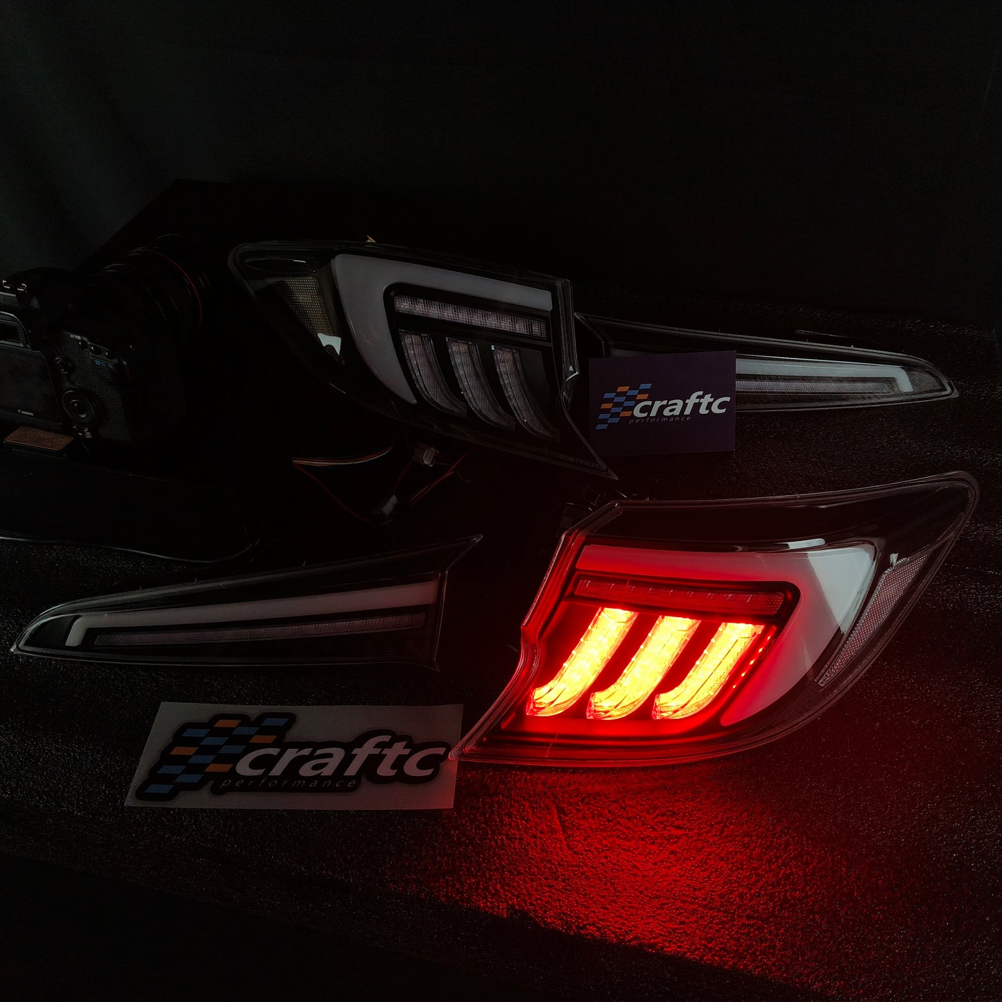CraftC Performance Clear "RGB" 2019-2026 Corolla Hatchback & GR Corolla Sequential Taillights