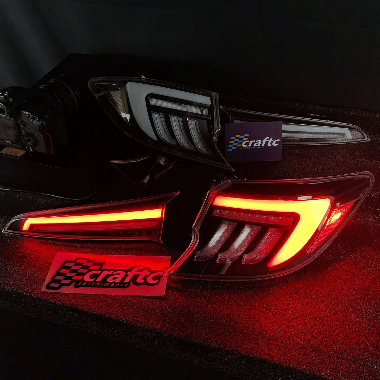 CraftC Performance Clear "RGB" 2019-2026 Corolla Hatchback & GR Corolla Sequential Taillights