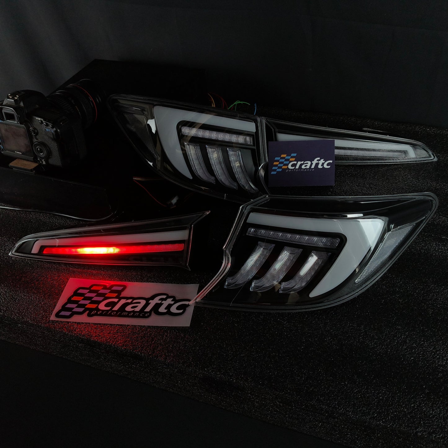 CraftC Performance Clear "RGB" 2019-2026 Corolla Hatchback & GR Corolla Sequential Taillights
