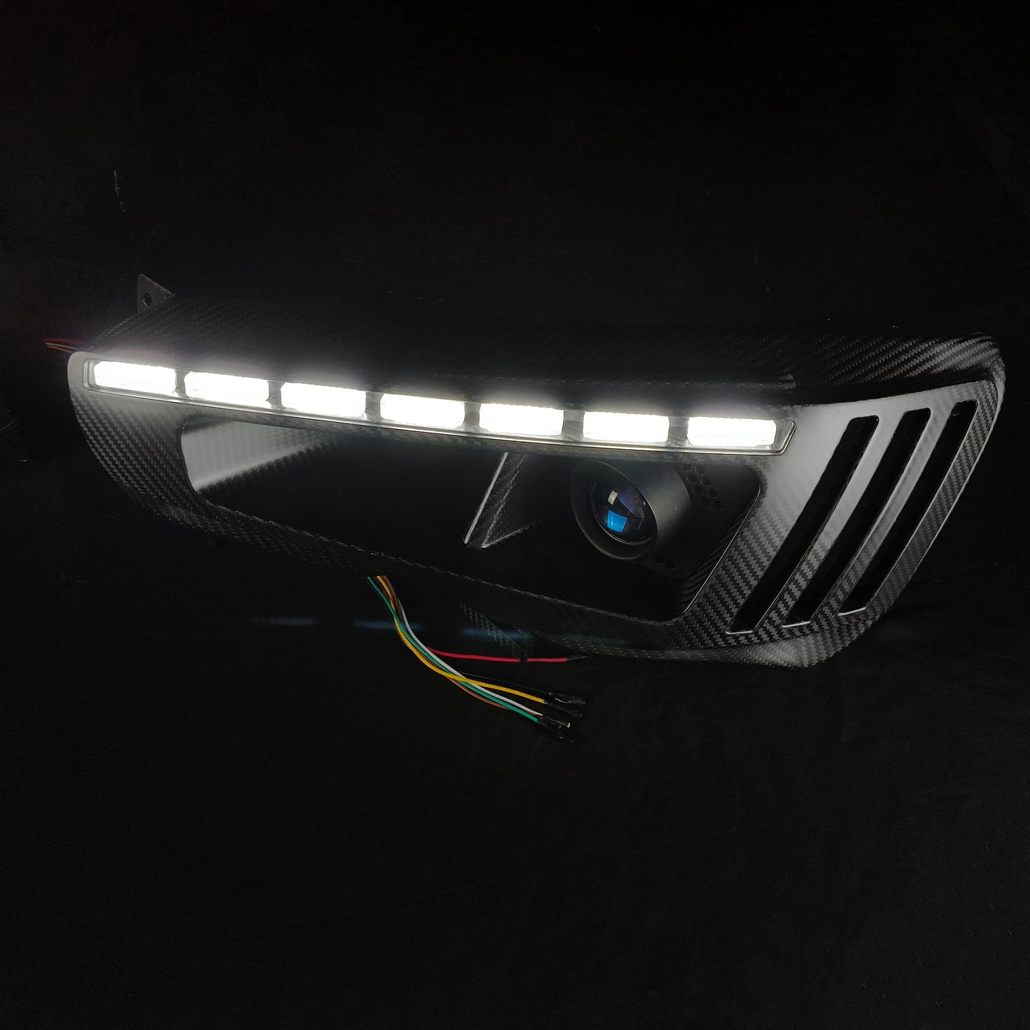CraftC Performance 2008-2017 Mitsubishi Lancer & EVO X Dry Carbon Fiber LED Headlights(Driver Side Only)