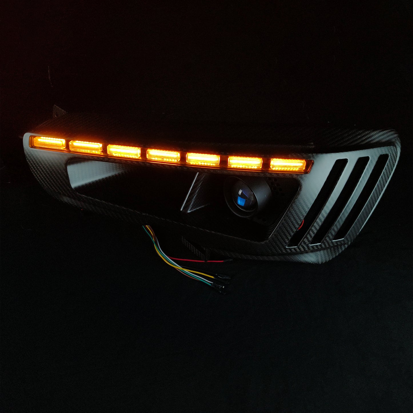 CraftC Performance 2008-2017 Mitsubishi Lancer & EVO X Dry Carbon Fiber LED Headlights(Driver Side Only)