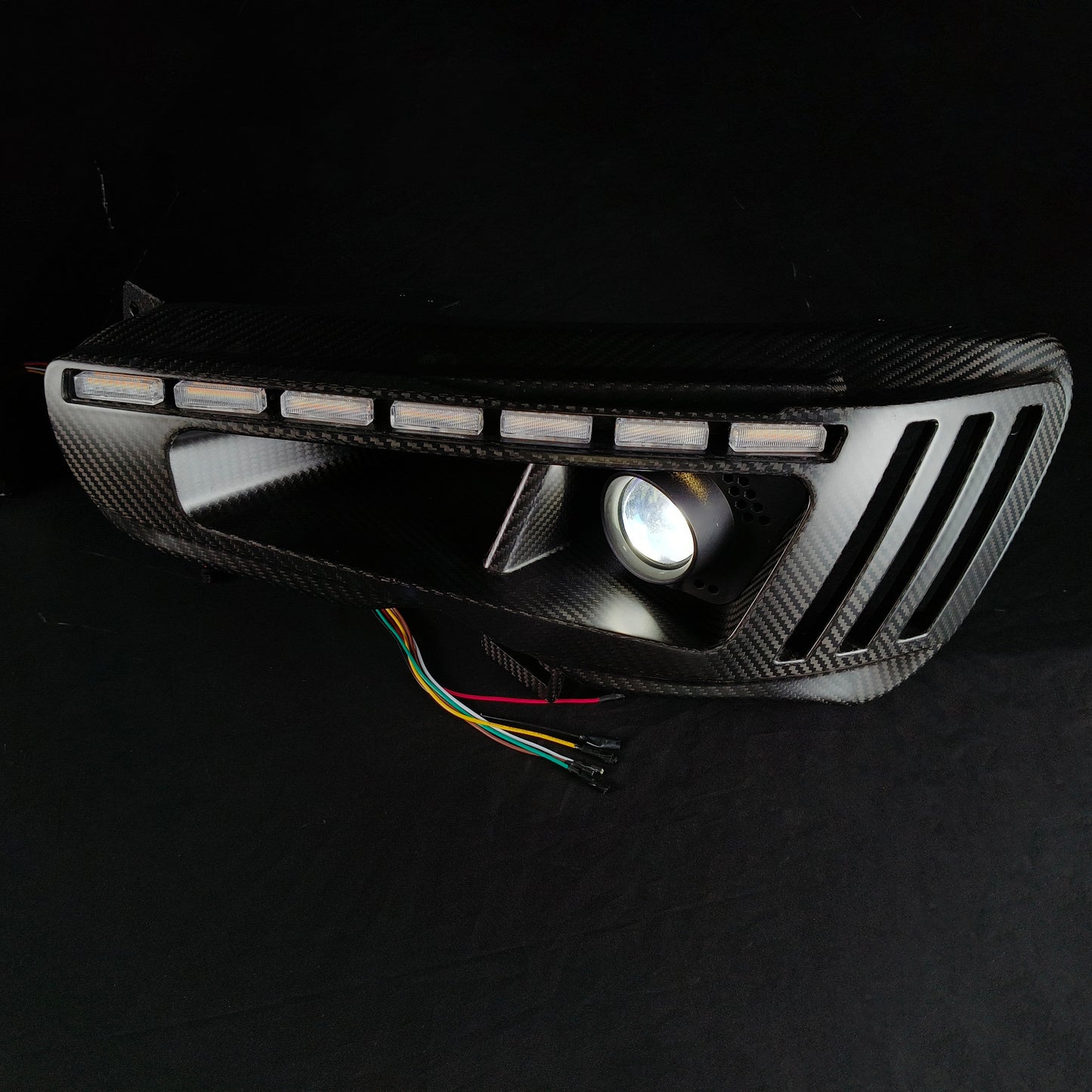 CraftC Performance 2008-2017 Mitsubishi Lancer & EVO X Dry Carbon Fiber LED Headlights(Driver Side Only)