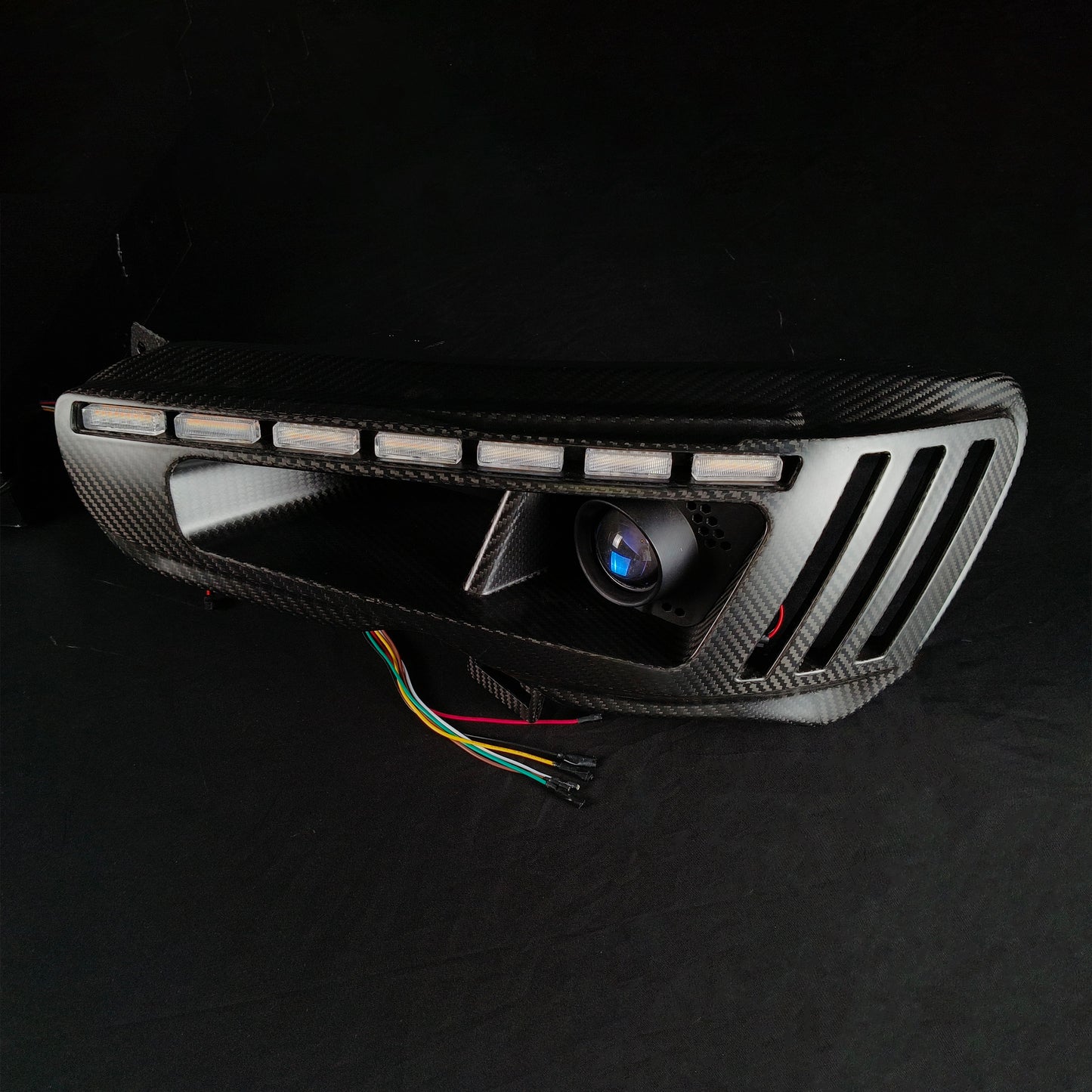 CraftC Performance 2008-2017 Mitsubishi Lancer & EVO X Dry Carbon Fiber LED Headlights(Driver Side Only)